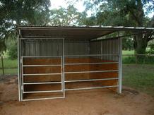 Loafing Sheds 12' x 12' with kick panels