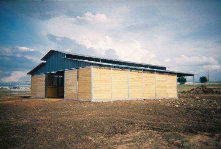 RCA TONGUE AND GROOVE BARN WITH PORCH